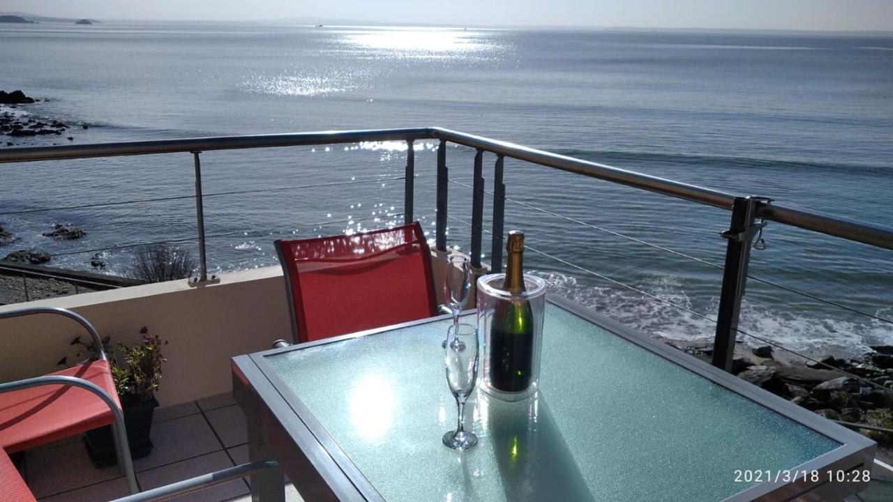 Appartement Cosy Les Pieds Dans L'Eau, Vue Mer Exceptionnelle Крозон Екстериор снимка