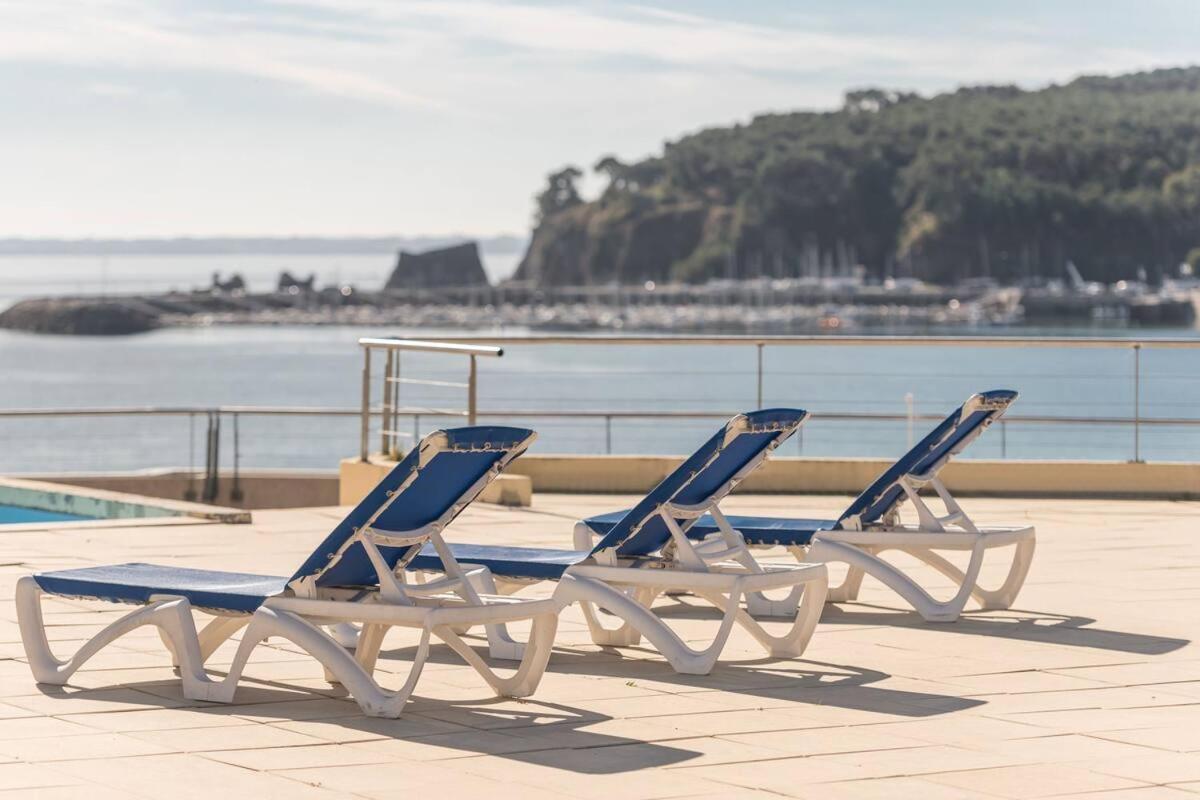 Appartement Cosy Les Pieds Dans L'Eau, Vue Mer Exceptionnelle Крозон Екстериор снимка