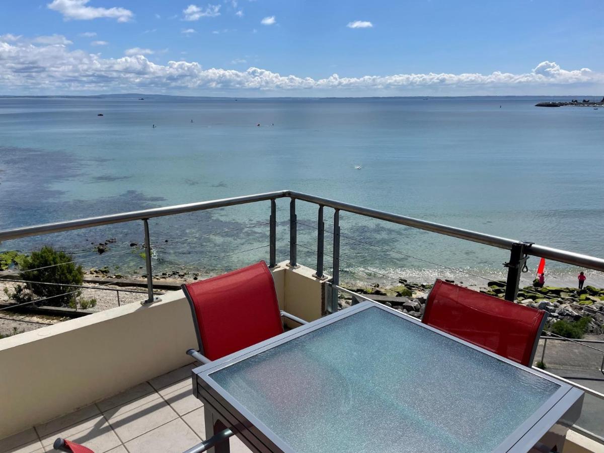 Appartement Cosy Les Pieds Dans L'Eau, Vue Mer Exceptionnelle Крозон Екстериор снимка